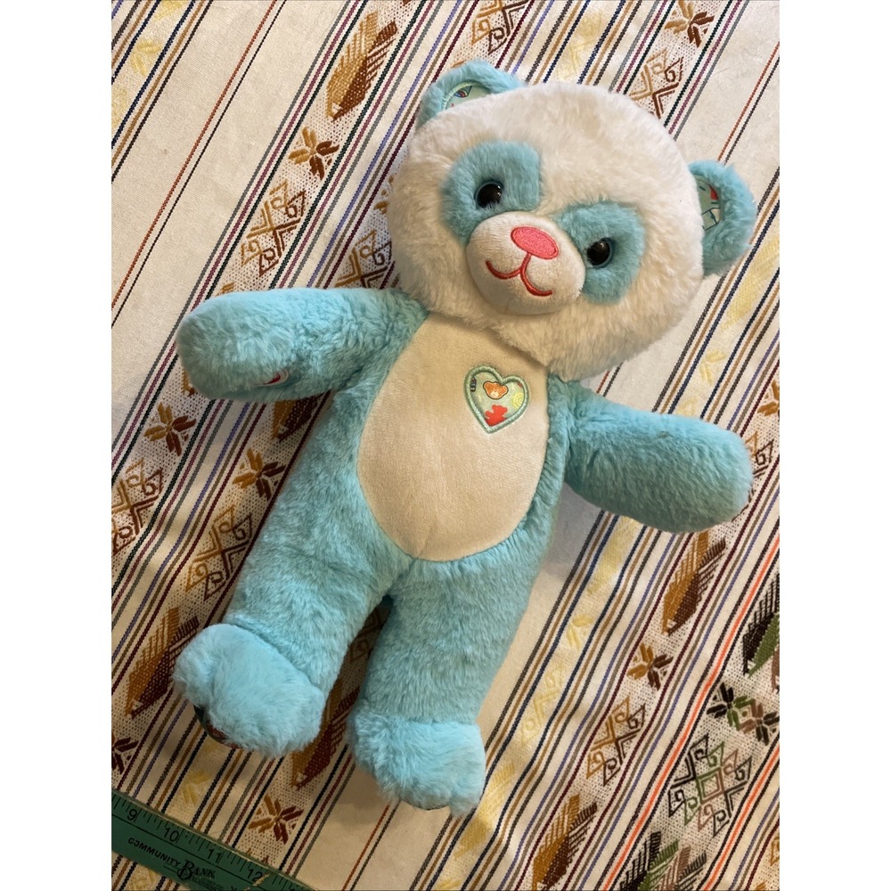 Build a Bear Cubscription Exclusive Teal &‎ White Panda Discontinued